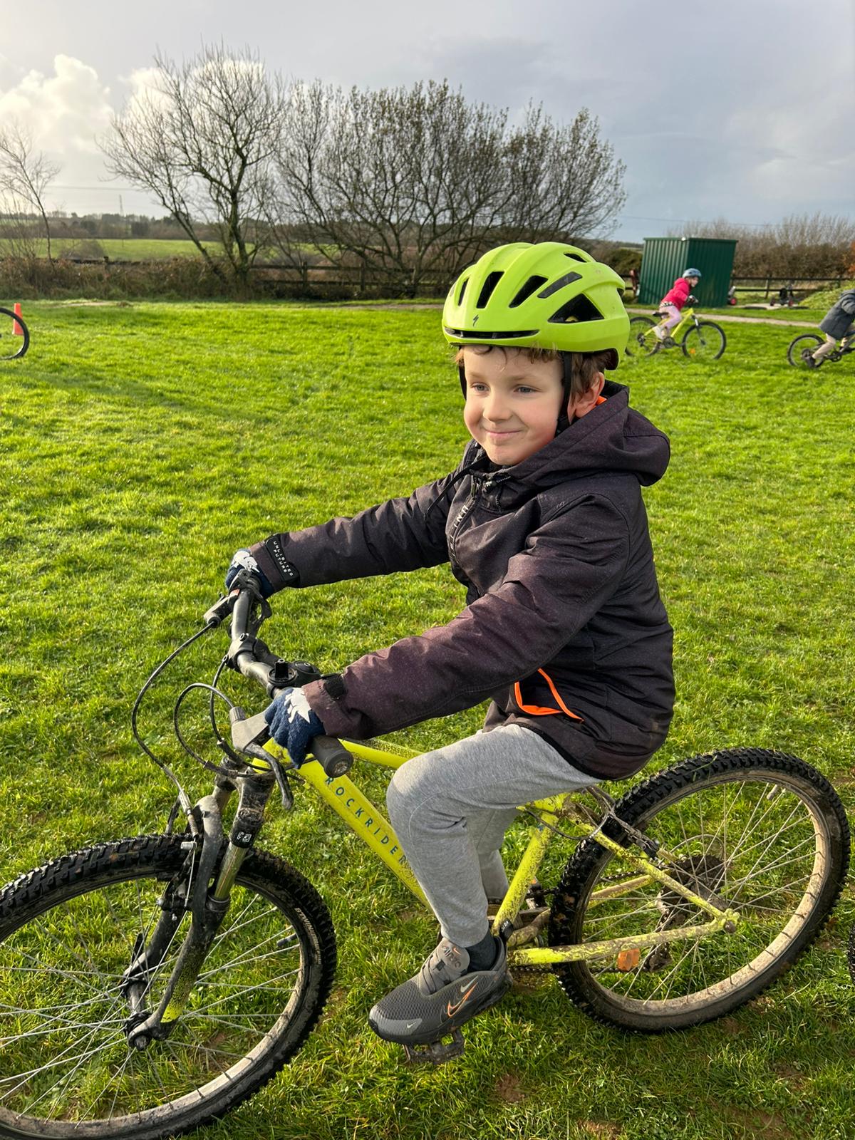 Braddock Primary Pupil mountain biking