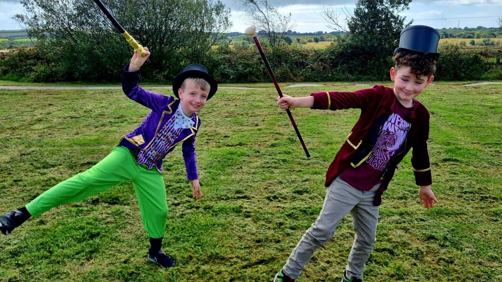 Braddock Primary Pupils as Willy Wonka