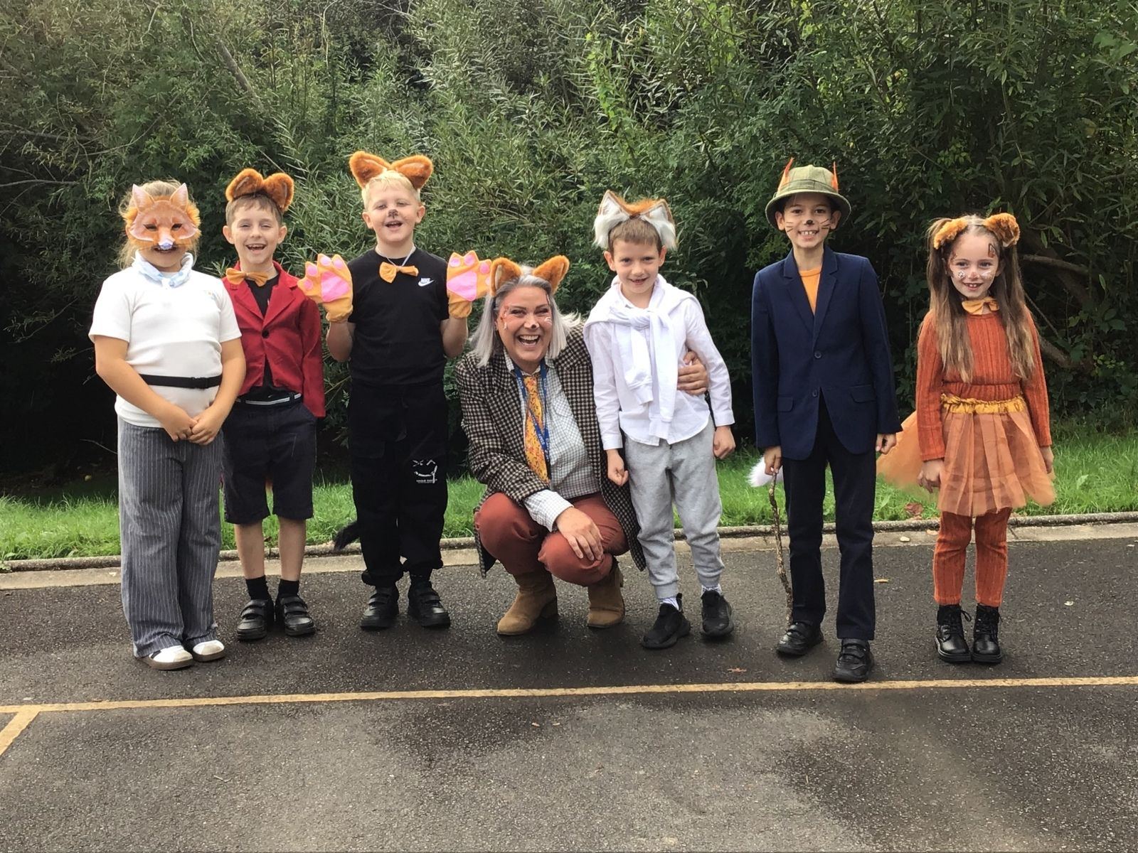 Millbrook Primary School Roald Dahl Day fantastic mr fox