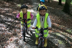 Quethiock Primary School Pupils Balance Biking