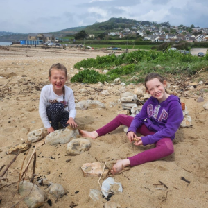 Quethiock Primary School Pupils exploring the beach