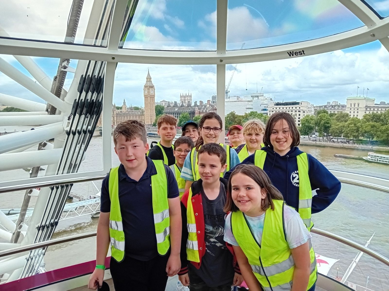 Quethiock Primary School Pupils on London Eye