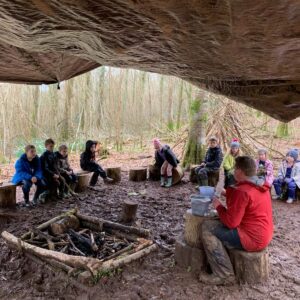 Quethiock Primary School Pupils outdoor expedition