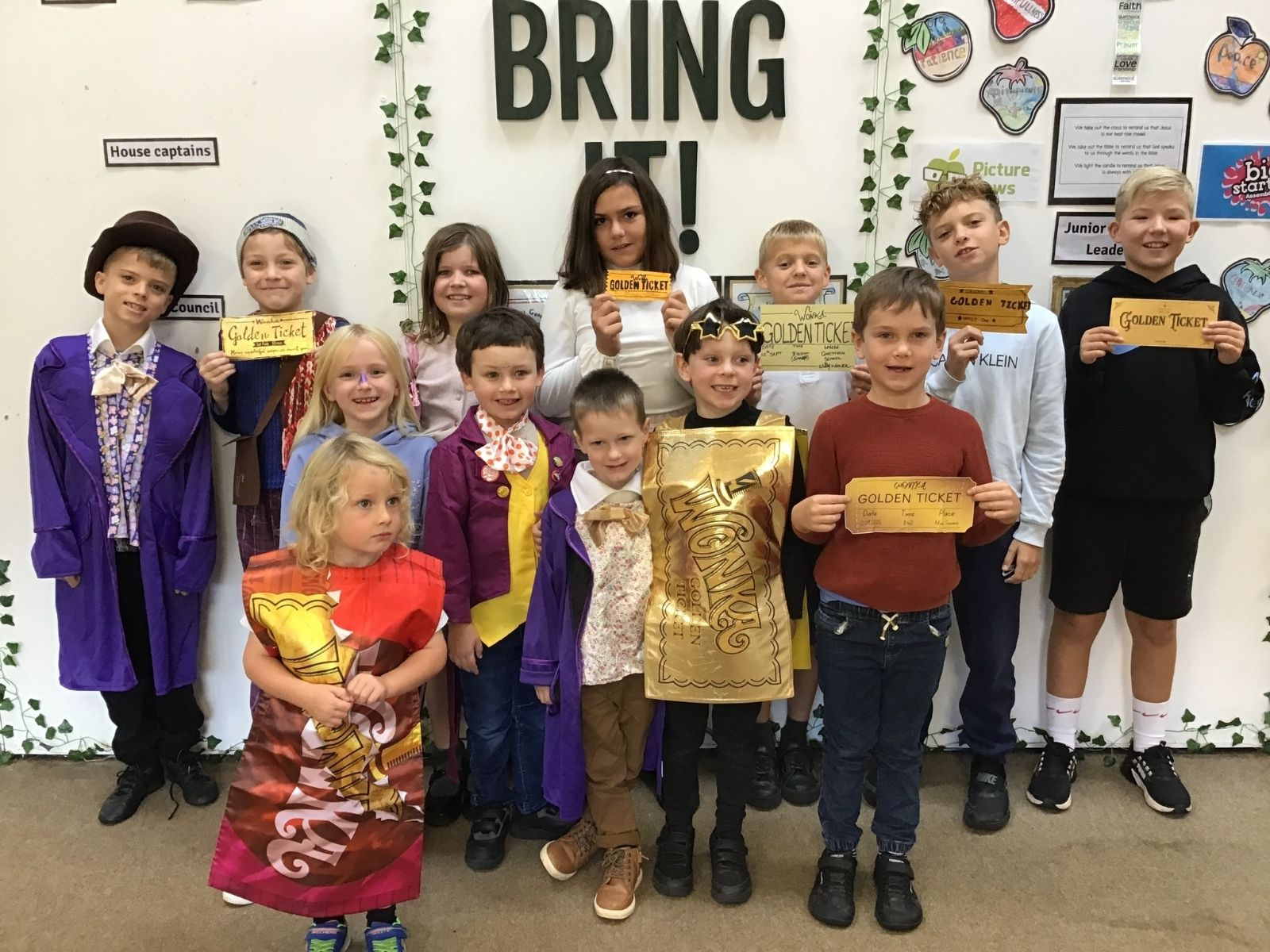 Quethiock Primary School Roald Dahl Day Willy Wonka