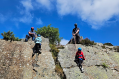 St Mabyn School pupils team effort rock climbing