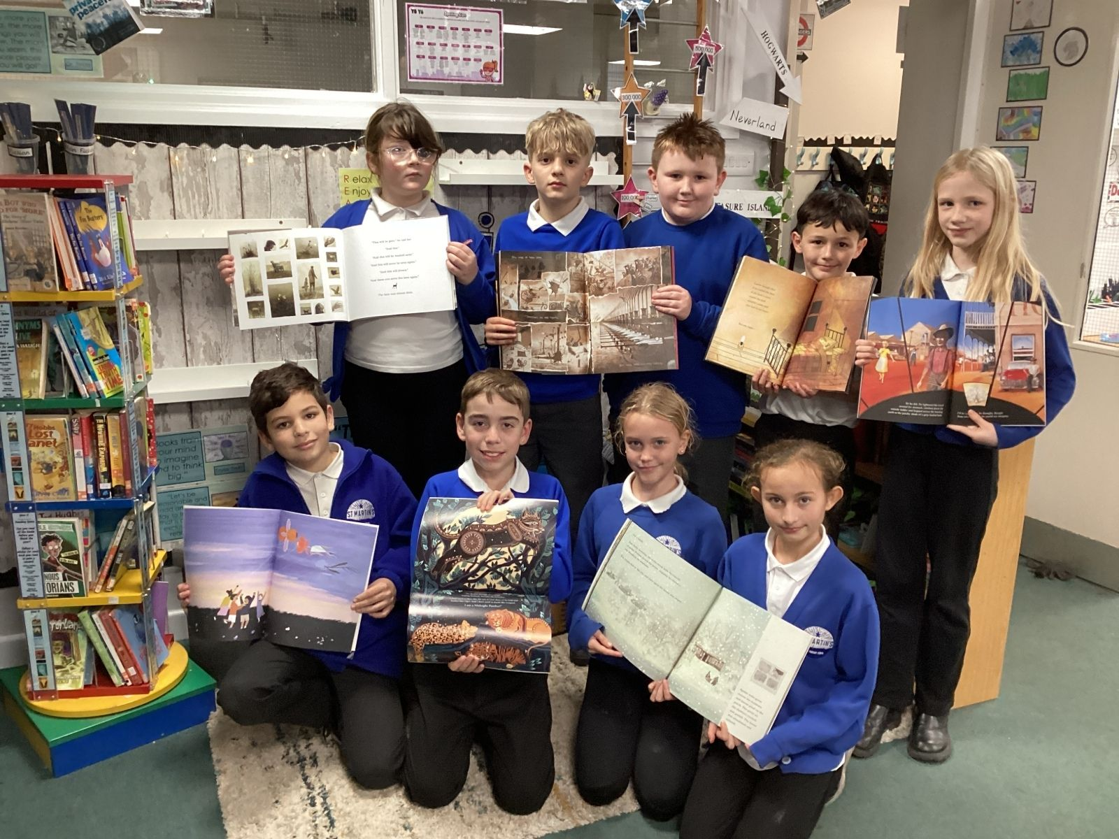 St Martin's Primary School Pupils favourite books