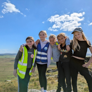 St Martin's Primary School Pupils out hiking