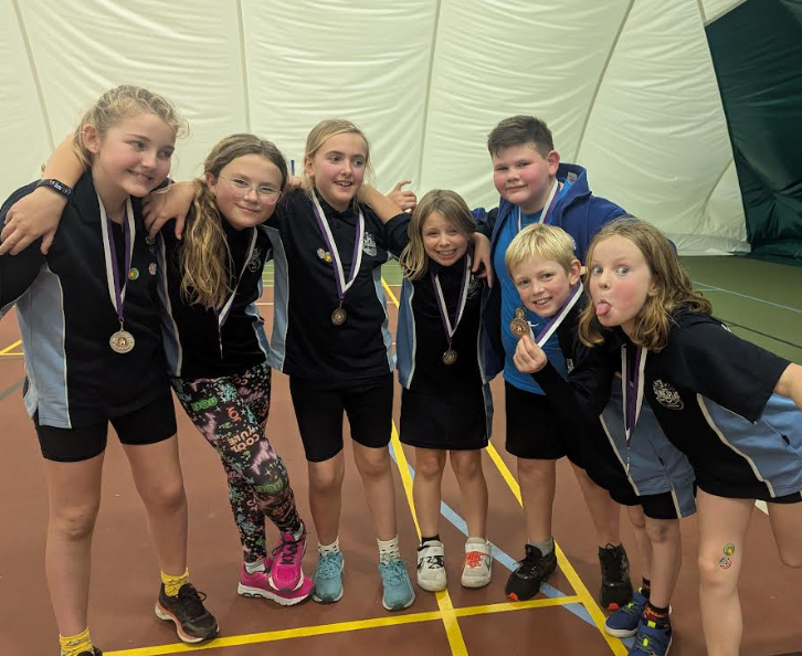 St Nicolas Primary School Pupils on sports tournament