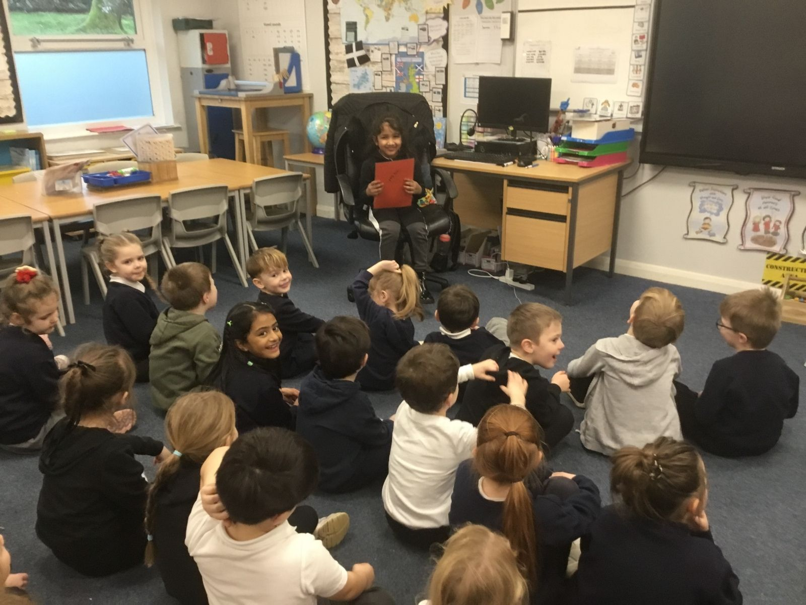 St Petrocs Primary School Pupil tak over