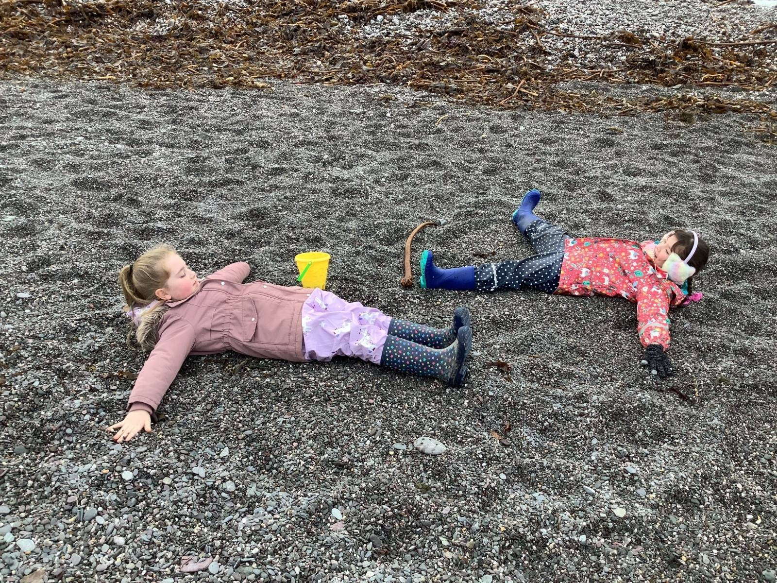 St Petrocs Primary School Pupils on the beach