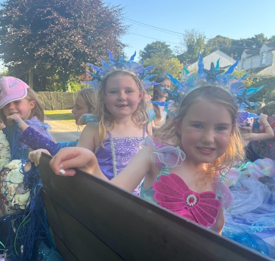 St Tudy Primary School Pupils dressing up
