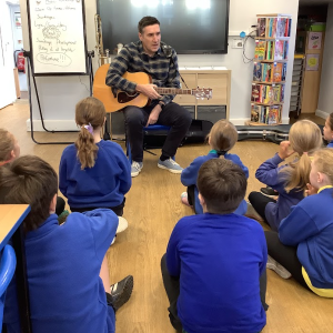 St Tudy Primary School music lesson