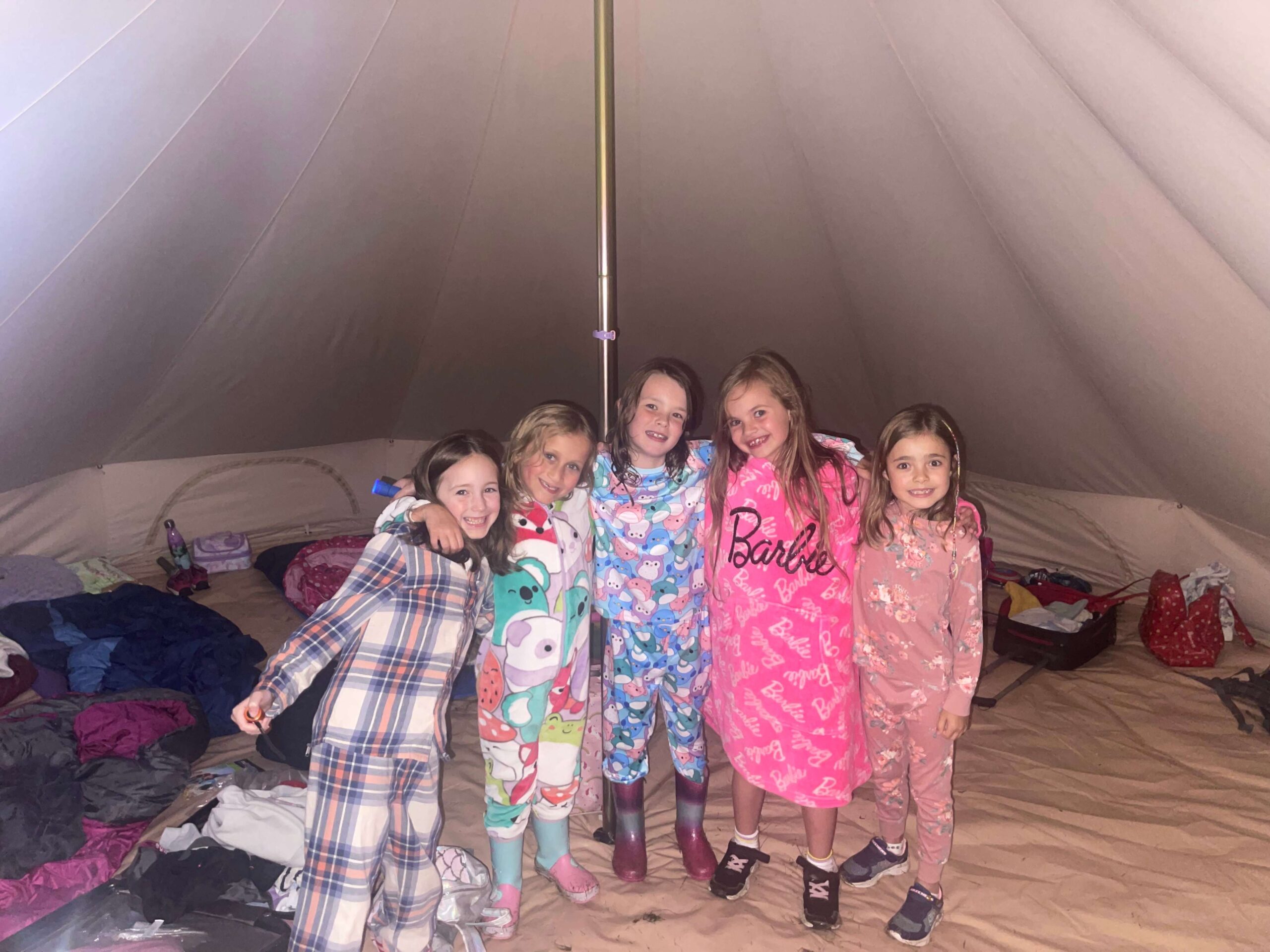 St Winnow Primary School Pupils at camp
