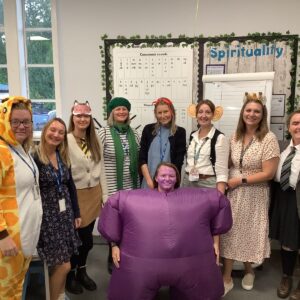 St Winnow Primary School Staff dress up